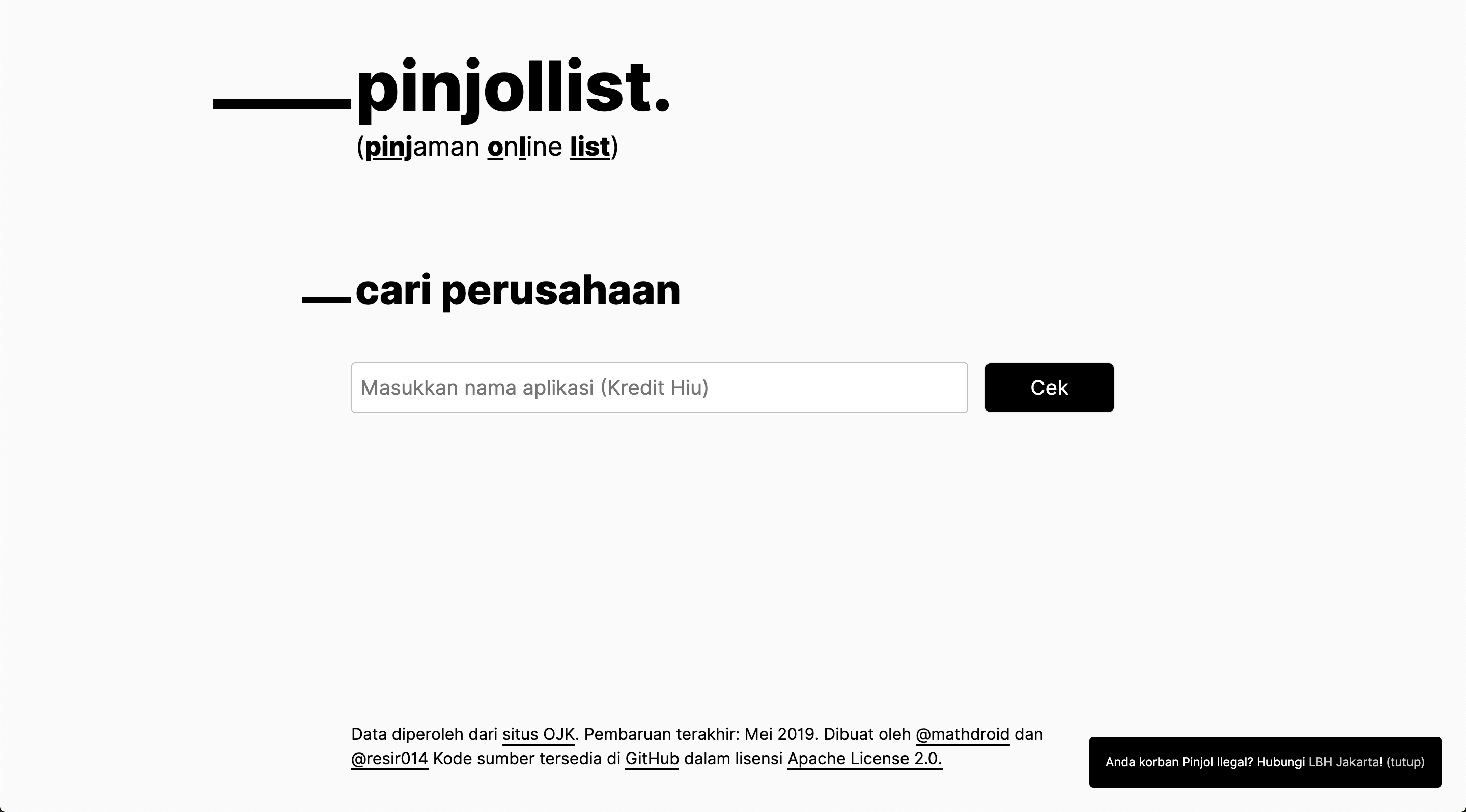 Pinjollist